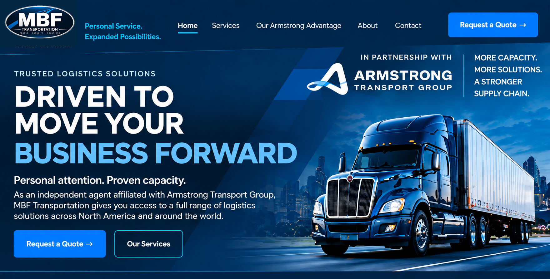 MBF Transportation - Driven to Move Your Business Forward